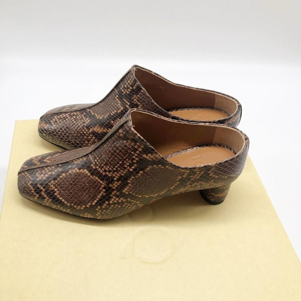 LOQ Eva Castaa Python Mules NWT - image 7